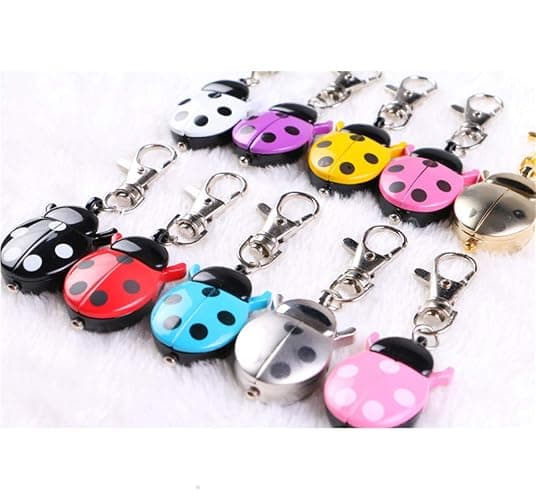 JSHE Fashion Women's Men's Ladybug Vintage Quartz Animal Keychain Pendant Gift Watch thumbnail 7