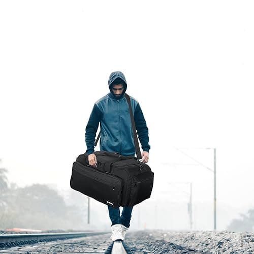 TORIBIO RC Car Bag for 1/14, 1/16 and 1/18 Car, Storage Bag for RC Cars with Bottom Clapboard for Support, Multipocket Protective RC Carry Case Tools Accessories, 15.4"x11.5"x7.4" thumbnail 2