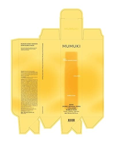MUMUKI Honey Banana BDRN 3-Step Skincare Set | Bubble Mask, Capsule Ampoule & Cream | Hydration, Glow & Elasticity Care | Korean Skincare Set thumbnail 13