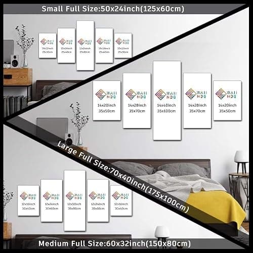 Wall HDQ Music Canvas Wall Art 5 Piece Audio Pictures DJ Wall Decor Musical Equipment Print Painting for Music Room Recording Studio Living Room Bedroom Decor Gifts for Musician (60" Wx32 H) - 60''W x 32''H - 530 thumbnail 7