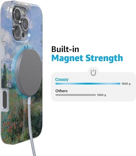 Casely iPhone 16 Pro Max Case | Monet's View | The Met Museum | Compatible with MagSafe | Classic Ultra Slim Design thumbnail 6