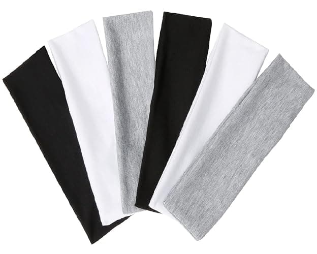 TERSE Hair Bands for Women's Hair Thin Cloth Headbands for Women Soft Stretchy Head Bands Solid Hair Hands - Image 1