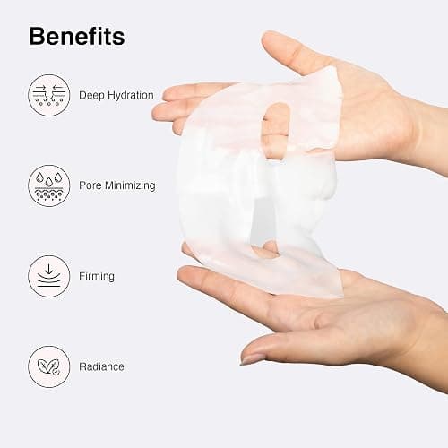 Trancend™ Original Real Deep Collagen Face Mask for Korean Skin Care, Hydrating Face Masks Skincare, Bio-Collagen Hydrogel Sheet Mask, Overnight Pore Minimizing & Elasticity Improvement, 39G (4 Count) thumbnail 4