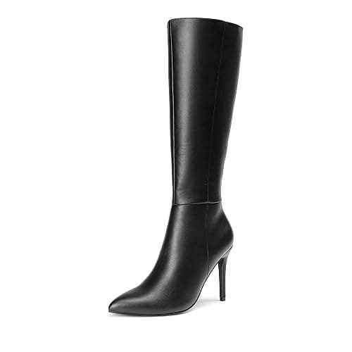 DREAM PAIRS Knee High Boots for Women, Sexy Pointed Toe Stiletto High Heel Boots, Fashion & Classic Dress Shoes - Image 1