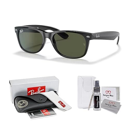 Ray-Ban RB2132 NEW WAYFARER 55MM Square Sunglasses For Men For Women +BUNDLE with ACCESSORY EYEWEAR KIT thumbnail 2