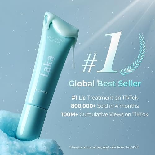 Laka Soothing Prep Lip Mask, Cooling Peel Off Korean Lip Mask, Gentle Exfoliator for Lips, Hygienic & Easy Application, Daily Lip Care, K-Beauty​, 0.33 fl.oz thumbnail 2