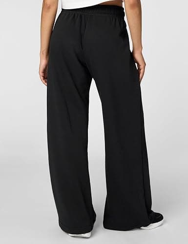 Nike Women's Sportswear Club Fleece Mid-Rise Wide-Leg Sweatpants thumbnail 4