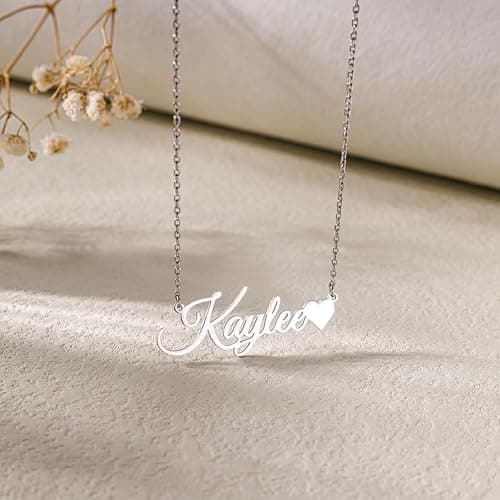 Custom Name Necklace Personalized Sterling Silver Necklaces for Women Customized Name Necklaces Pendant Jewelry Gifts for Women thumbnail 7