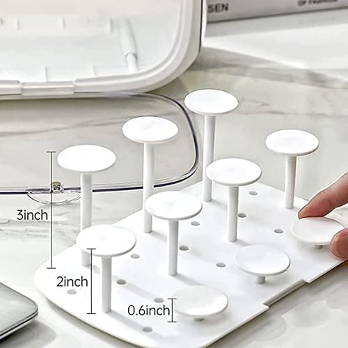 Display case for Figures with Light Adjustable Display Stand Clear Acrylic Display Box with Door Dust and Moisture Proof Suitable for Lego Collectibles Action Figures Pop Mart thumbnail 6