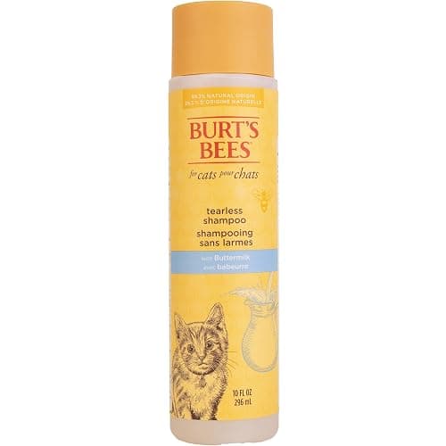 Burt's Bees for Pets Tearless Kitten Shampoo with Buttermilk and Honey, 99% Natural Origin Gentle Cat Shampoo for Sensitive and Itchy Skin, pH Balanced and Fragrance-Free, 10 Fl Oz - Image 1