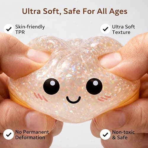 Glitter Dumplings - Rainbow Glittering Dumpling Squishy Mystery Box，Mystery Dumplings Squishy Glitter (Blind Box) thumbnail 7