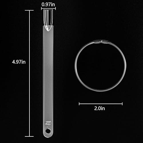 Nail Color Swatch Sticks 50PCS Clear Fan Display Tips With Ring | Nail Sample Tips With Number Stickers, For Polish Color Display Practice, Salon, Home Manicure thumbnail 6