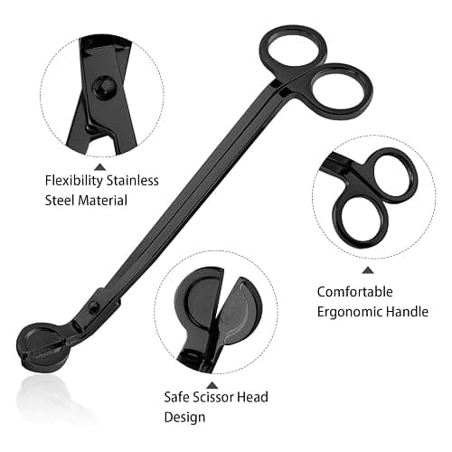 Candle Wick Trimmer, Wick Clipper Cutter Scissor for Scented Candles Lovers, Stainless Steel Candle Accessories for Oil Lamp thumbnail 4