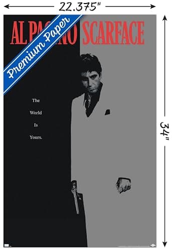 Trends International Scarface - One Sheet Wall Poster, 22.375" x 34", Premium Unframed Version thumbnail 3