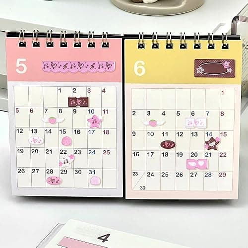 4 Sheets Pink Strawberry Musical Note Journaling Stickers Aesthetic Cartoon Star Sticker Funny Decals Kawaii Stickers for Scrapbooking Journal Laptop Phone Case Luggage Skateboard Water Bottles thumbnail 6