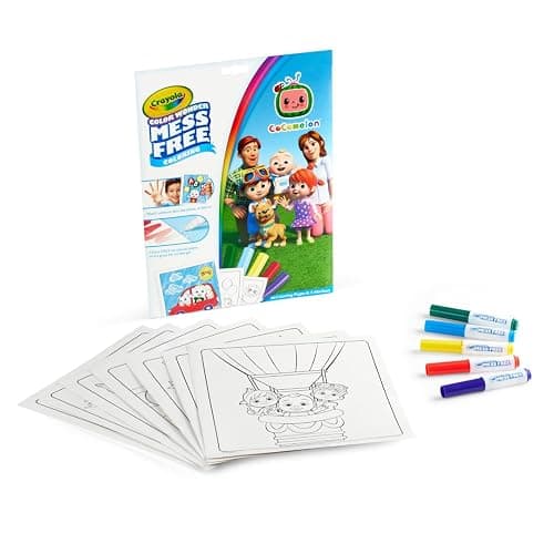 Crayola Cocomelon Color Wonder Coloring Set, Cocomelon Coloring Pages, Mess Free Coloring for Toddlers, Travel Activity, Gift for Kids thumbnail 4