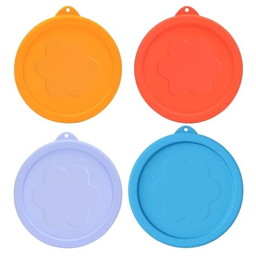 LUVCOSY 1 Cup Silicone Replacement Lids Storage Cover for Pyrex 7202-PC Glass Bowls (Container not Included) 4 Pack Microwave, Dishwasher and Freezer Safe - Image 1