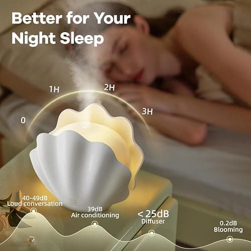 Shell Essential Oil Diffuser with Remote Control thumbnail 2