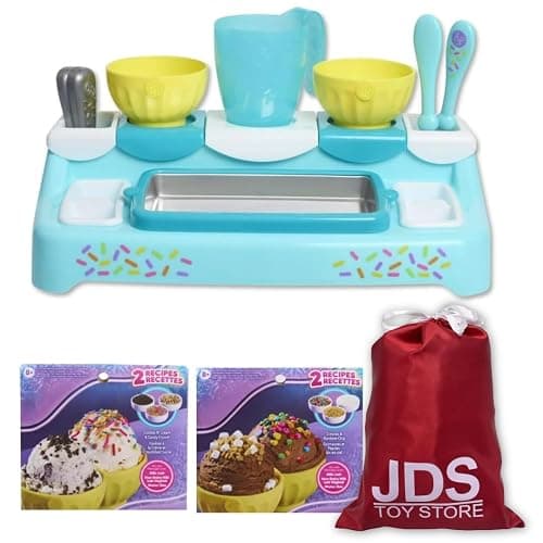 JDS Easy Baking Ice Cream Maker with Workstation, Includes Vanilla, Chocolate Ice Cream Mixes, plus JDS Refill Mix Bag - Image 1