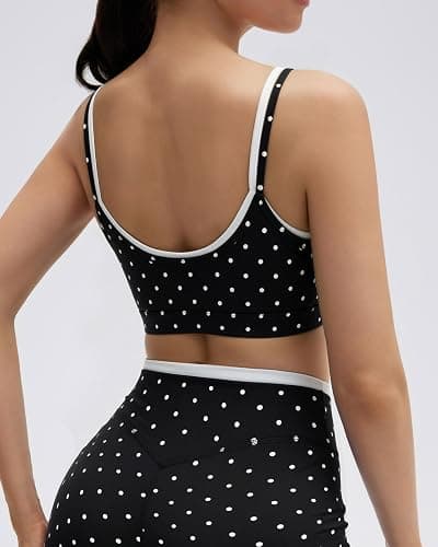 SUUKSESS 2 Piece Workout Sets Layered Sports Bra Yoga Gym Biker Shorts thumbnail 4