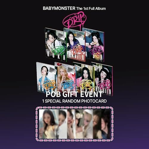 BABYMONSTER 1st Full Album [ DRIP ] (DRIP TAG_ASA) thumbnail 3