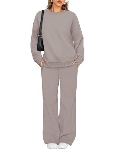 XIEERDUO Sweatsuits Women 2 Piece Outfit Matching Lounge Sets Fall Outfits 2025 Fashion Clothing Crewneck Track Suits thumbnail 2