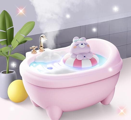Mini Humidifier for Bedroom, Ultrasonic Cool Mist USB Powered Cute Bathtub Small Air Humidifier. Portable Bedroom Desk Plants & Baby Nursery. Home Decor. Silent & Auto Shut-Off (Bunny) - Image 1