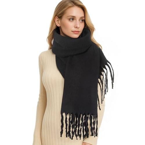 RIIQIICHY Scarf for Women Chunky Winter Scarf Cold Weather Thick Warm Ladies Scarves thumbnail 5