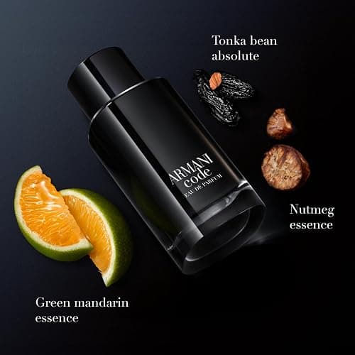Armani Beauty - Code - Eau de Parfum - Cologne for Men - Fougère Ambery Spicy Men’s Fragrance - Green Mandarin, Nutmeg, Tonka Bean Notes thumbnail 2