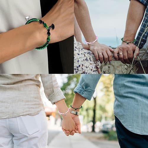 Elphaba Galinda Matching Bracelets -Braided Friendship Bracelet- Rhinestone Crown Witch Hat Matching Bracelets -Couples BFF Accessories Gifts for Fans Party Dress Decor thumbnail 4