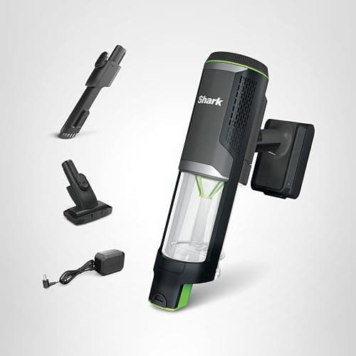 Shark PowerBoost Cordless 2-in-1 Car/Home Handheld PowerVac, Powerful Suction, 40 Minute Runtime, Portable, 3 Cleaning Modes, LED Screen, Furfins Tool, Duster Crevice Tool, Charcoal, BH102 thumbnail 12