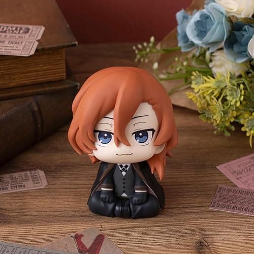 HBGIAY BSD Look up Figure Nakahara Chuuya Akutagawa Ryunosuke Figure Statue | Anime Action Figures, Sitting Pose, Desktop Figures Cute, Collectibles Statue, Home Decoration, Car Ornaments thumbnail 2