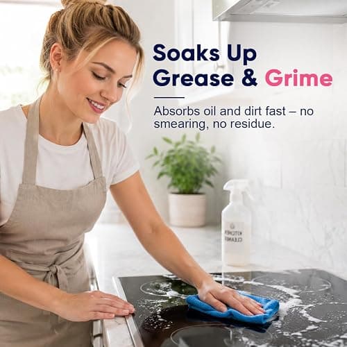 GLIMGLINT Microfiber Cleaning Cloth 150 Pack, Reusable Paper Towels 11 x 9 | Lint Free & Absorbent Cleaning Rags for Car, Home, Kitchen, Glass & Screen, Washable Shop Towel with Box, Pink/Blue/Grey thumbnail 5