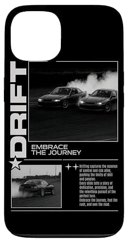 Vintage Japanese JDM Tokyo Japan Drift Race Car Graphic Case for iPhone 13 - Image 1