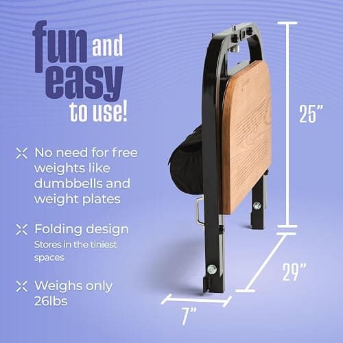 BootySprout Hip Thrust Machine for High Resistance Glute Training - Home Gym Workout - Comes with 45, 90, and 135 Lbs of Resistance thumbnail 4