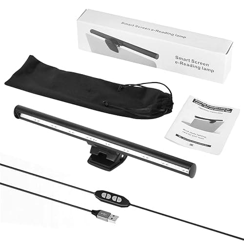 Wodgreat Laptop Monitor Lamp, LED Screen Light Bar, Adjustable Brightness & Color Temperature, Eye-Care Tablet Lamp for Keyboard, No Screen Glare, Space Saving, USB Powered, for Laptop Only thumbnail 7