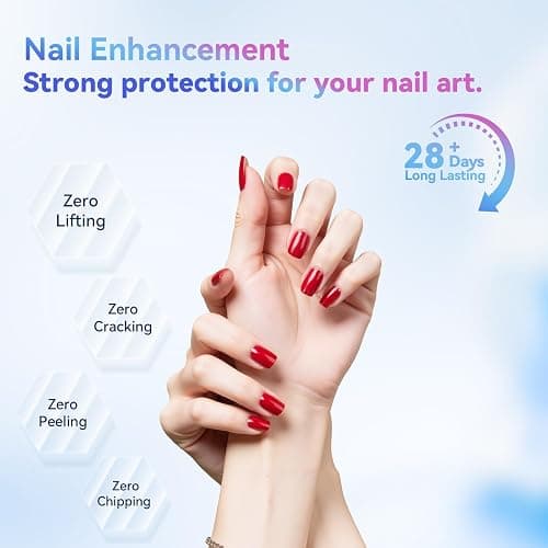 Makartt No Wipe Base and Top Coat Kit 2pcs 10ml Soak Off Nail Gel Base Top Coat Polish Manicure Pedicure Set thumbnail 7