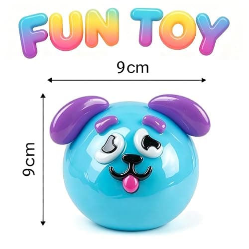 2PCS NEW Smushers Squishy, Cute Easy Squeezy Funny Face Squishy Stress Balls, Stress Relief Desk Accessory for Adults thumbnail 2