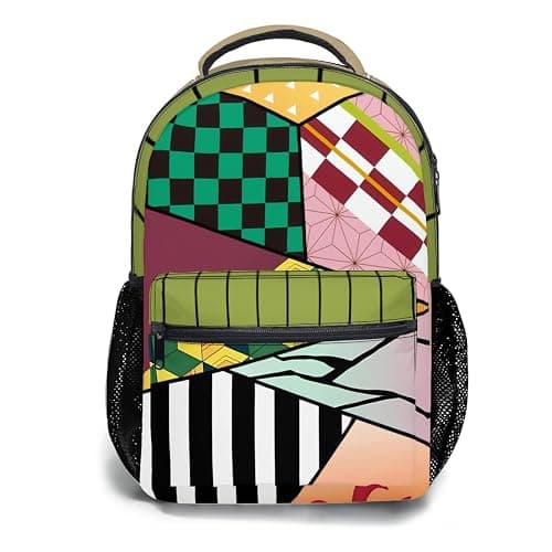 ZWSRKLY Anime Backpack 17 Inch Oxford Cloth (Multicolor) - Image 1