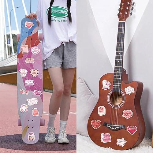 120Pcs Pink Book Stickers, Booktok Reading for Kindle Stickers, Aesthetic Kindle, Book Gifts foiTeens and Adults Women, Girls thumbnail 6