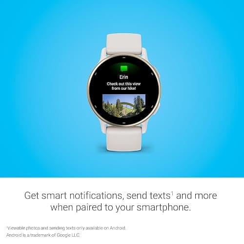 Garmin vívoactive 5, Health and Fitness GPS Smartwatch, AMOLED Display, Up to 11 Days of Battery, Ivory thumbnail 6