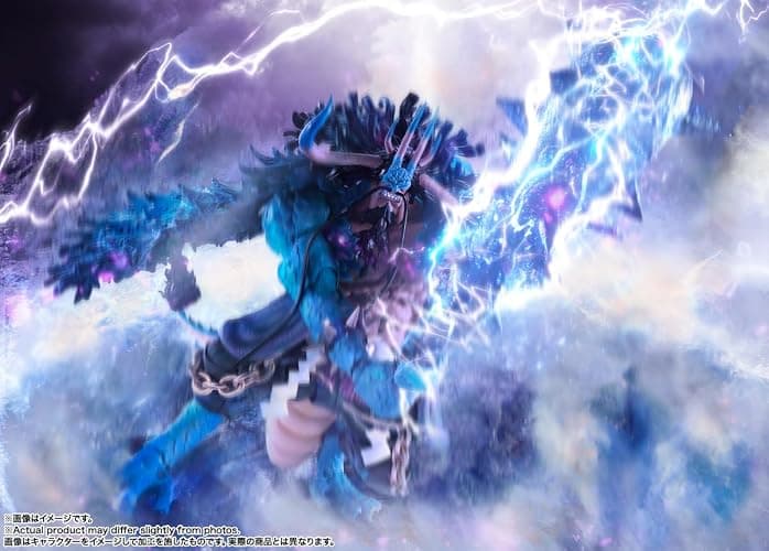 TAMASHII NATIONS - One Piece - Kaido King of The Beasts (Man-Beast Form) S.H.Figuarts Action Figure thumbnail 15