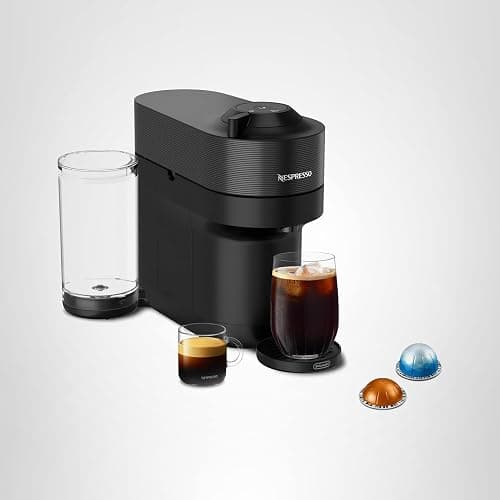 Nespresso Vertuo Pop+ Coffee and Espresso Machine by De'Longhi, Liquorice Black thumbnail 9