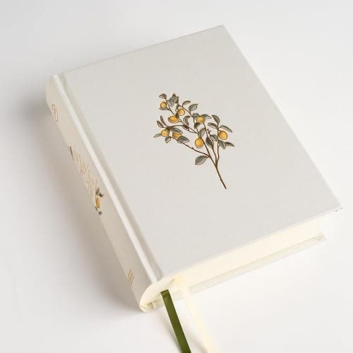 CSB Notetaking Bible for Women, Hosanna Revival Edition, Lemons Cloth Over Board, Black Letter, Single-Column, Journaling Space, Reading Plan, Easy-to-Read Bible Serif Type thumbnail 8