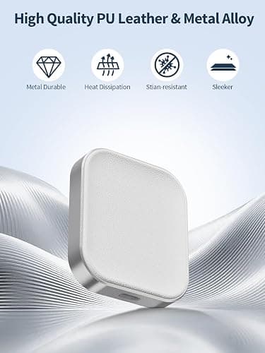 AirPods Pro Charger, Wireless Charging Station for AirPods Pro 3/ Pro 2/Pro, Wireless Charger for Airpods 4 (with Active Noise Cancellation)/ 3rd/ 2rd, White thumbnail 4