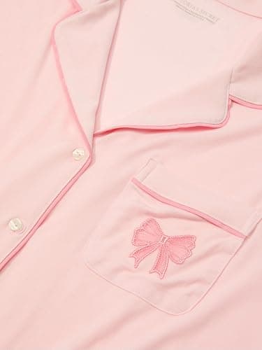 Victoria's Secret Modal Pajama Set, Long Sleeve Button Down Shirt and Pajama Pants, Sleepwear for Women (XS-XXL) thumbnail 6