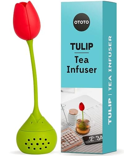 Cute Tea Infuser by OTOTO - Loose Leaf Tea Steeper, Tea Accessories, Tea Diffusers, Tea Infuser for Loose Leaf Tea, Tea Strainers, Cute Gifts, Tea Gift Set, Kitchen Gifts, Cooking Gadgets - Image 1