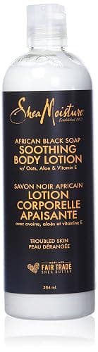 Shea Moisture Soothing Body Lotion for dry skin African Black Soap paraben free 384 ml - Image 1