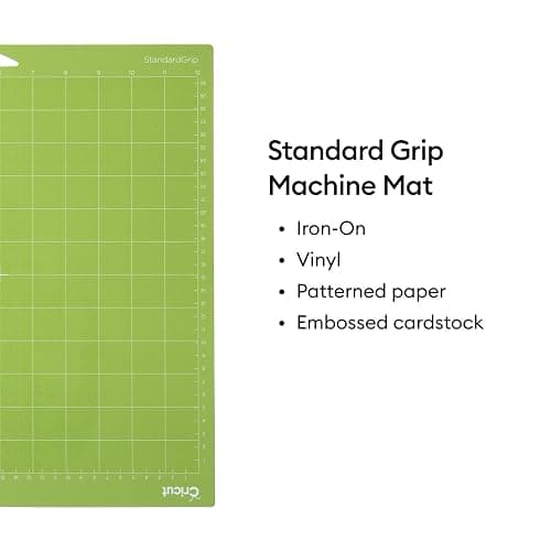 Cricut Cutting Mat Variety Pack (4 Count, 12in x 12in) - for Explore & Maker Machines - Includes 2 StandardGrip, 1 LightGrip, 1 StrongGrip thumbnail 9
