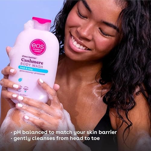 eos Shea Better Cashmere Body Wash, Fresh & Cozy, Moisturizing, pH Balanced Body Wash, Creamy Gel Formula, Paraben & Phthalate Free, Sensitive Skin, 16 fl oz thumbnail 5